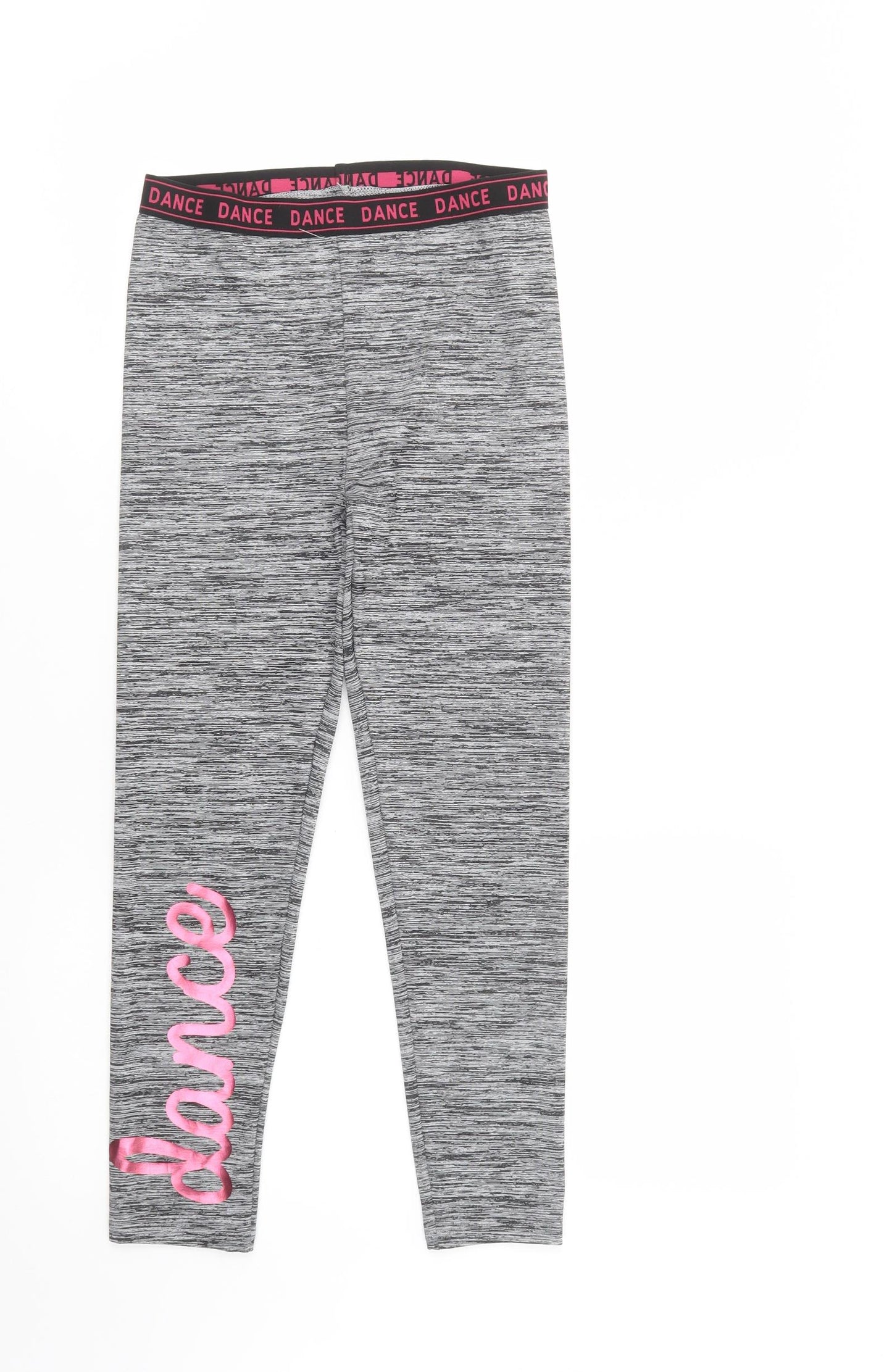 George Girls Grey  Polyamide Jegging Trousers Size 12-13 Years  Regular  - Dance