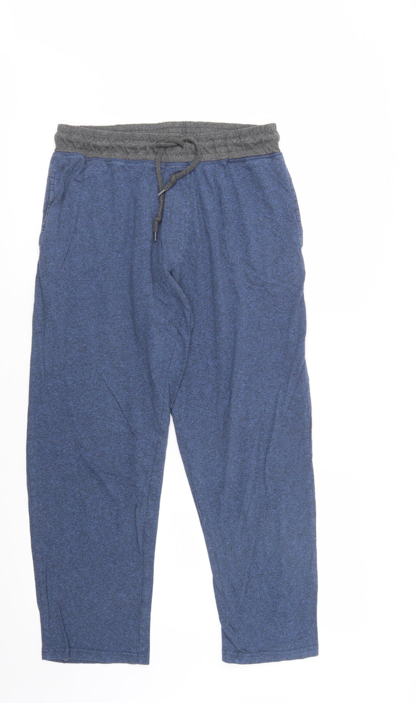 Matalan Mens Blue  Cotton  Pyjama Pants Size M  Drawstring
