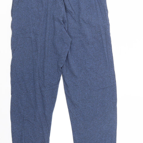 Matalan Mens Blue  Cotton  Pyjama Pants Size M  Drawstring