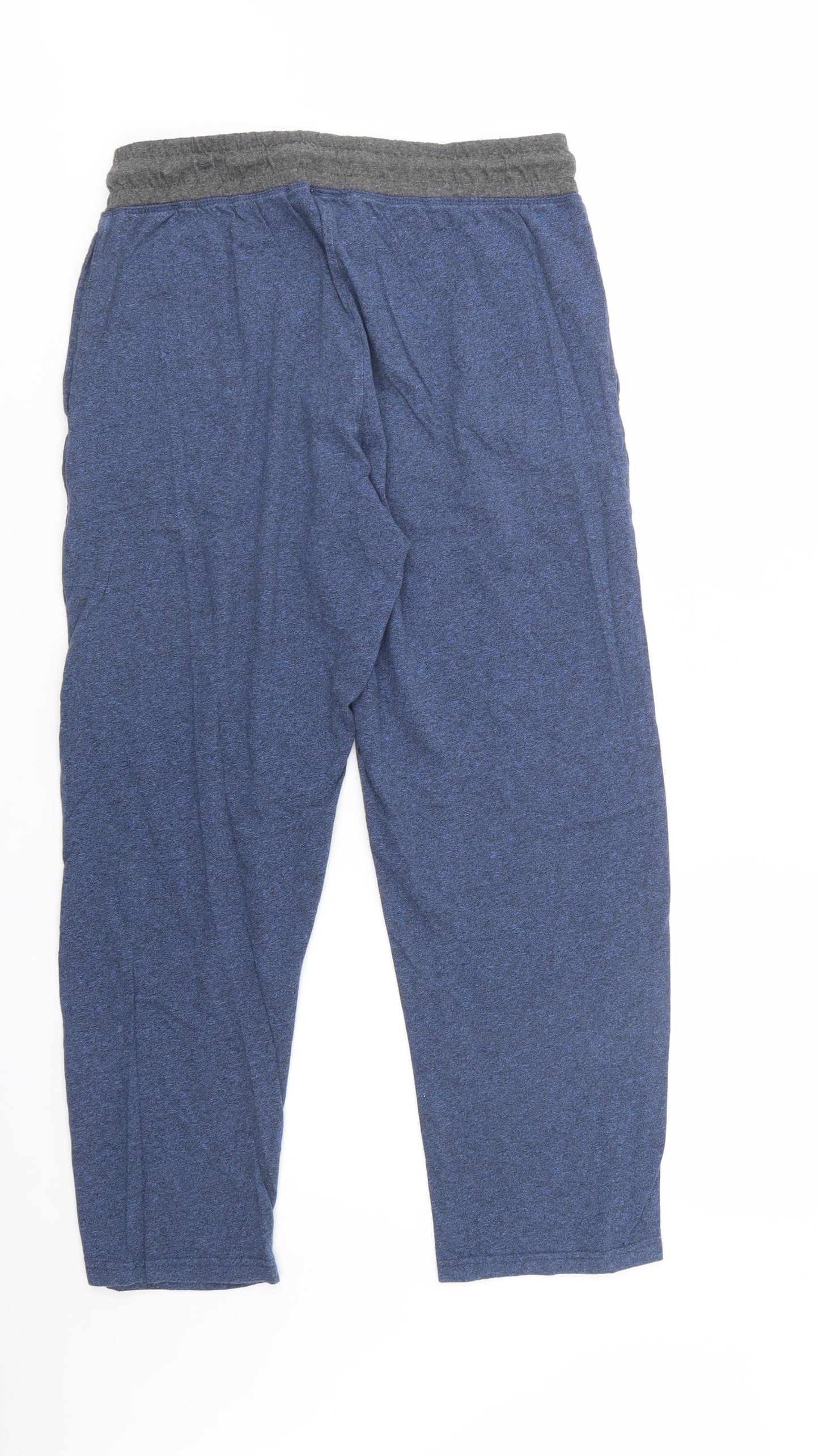 Matalan Mens Blue  Cotton  Pyjama Pants Size M  Drawstring