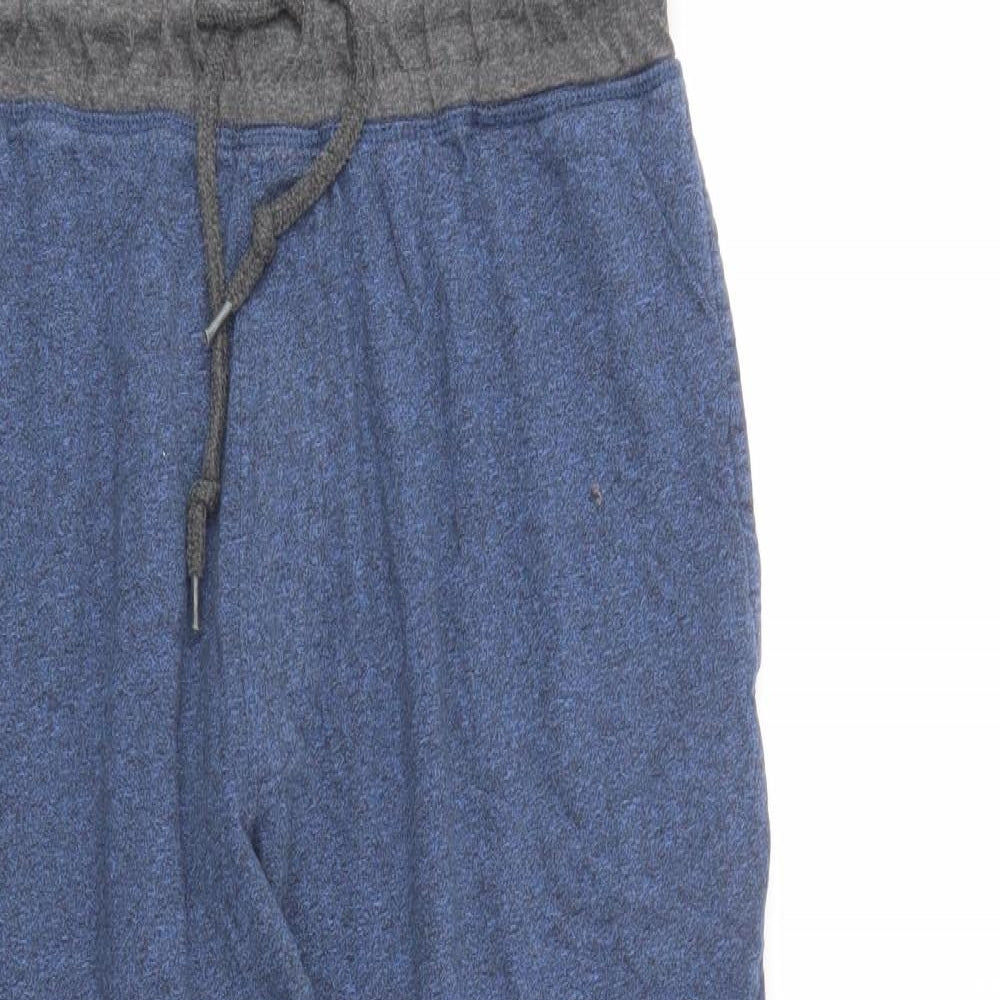 Matalan Mens Blue  Cotton  Pyjama Pants Size M  Drawstring