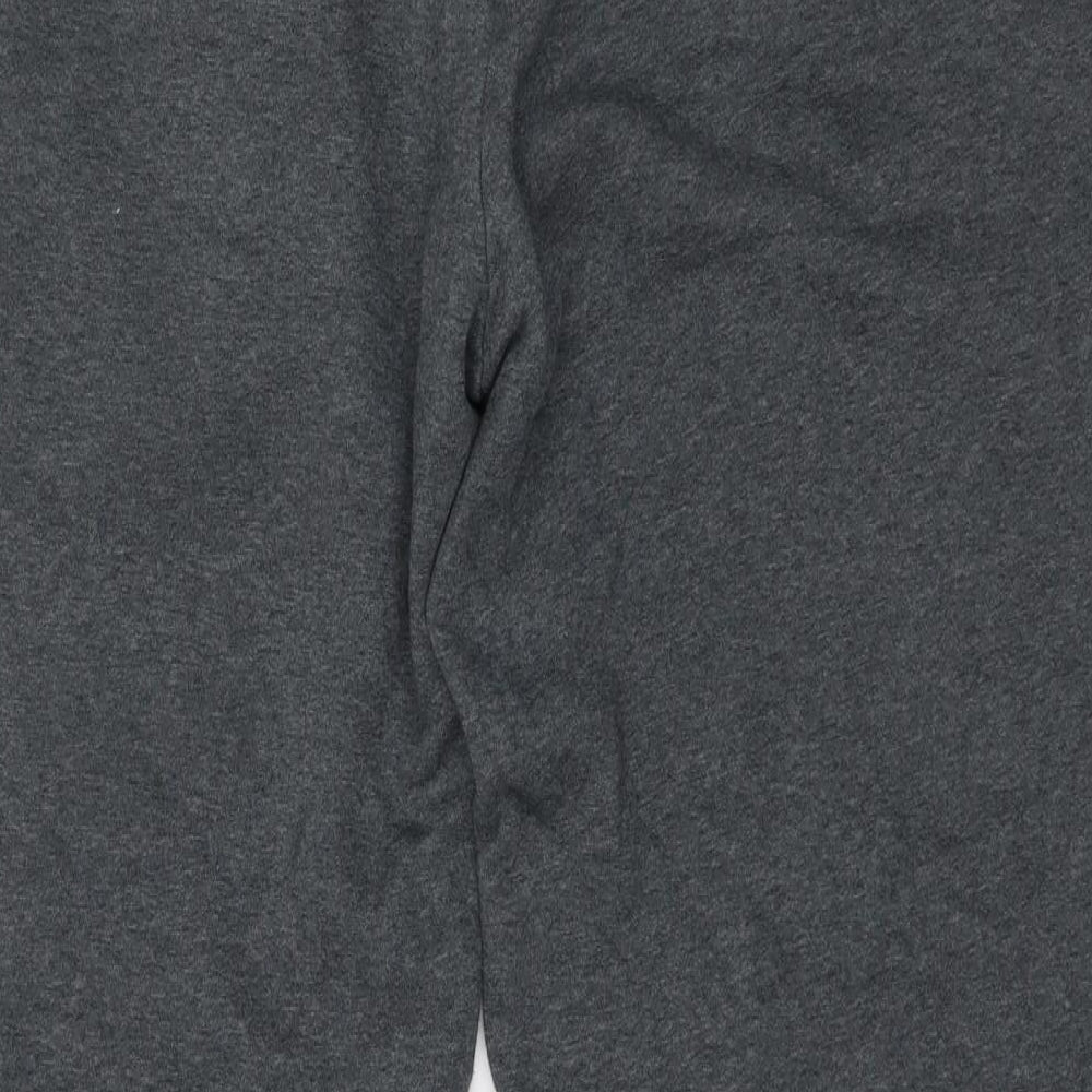 adidas Mens Grey  Cotton Jogger Trousers Size XL L30 in Regular Tie