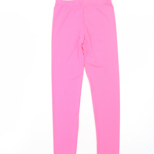 Crazy Chick Girls Pink  Polyester Jogger Trousers Size 9-10 Years  Regular  - Leggings