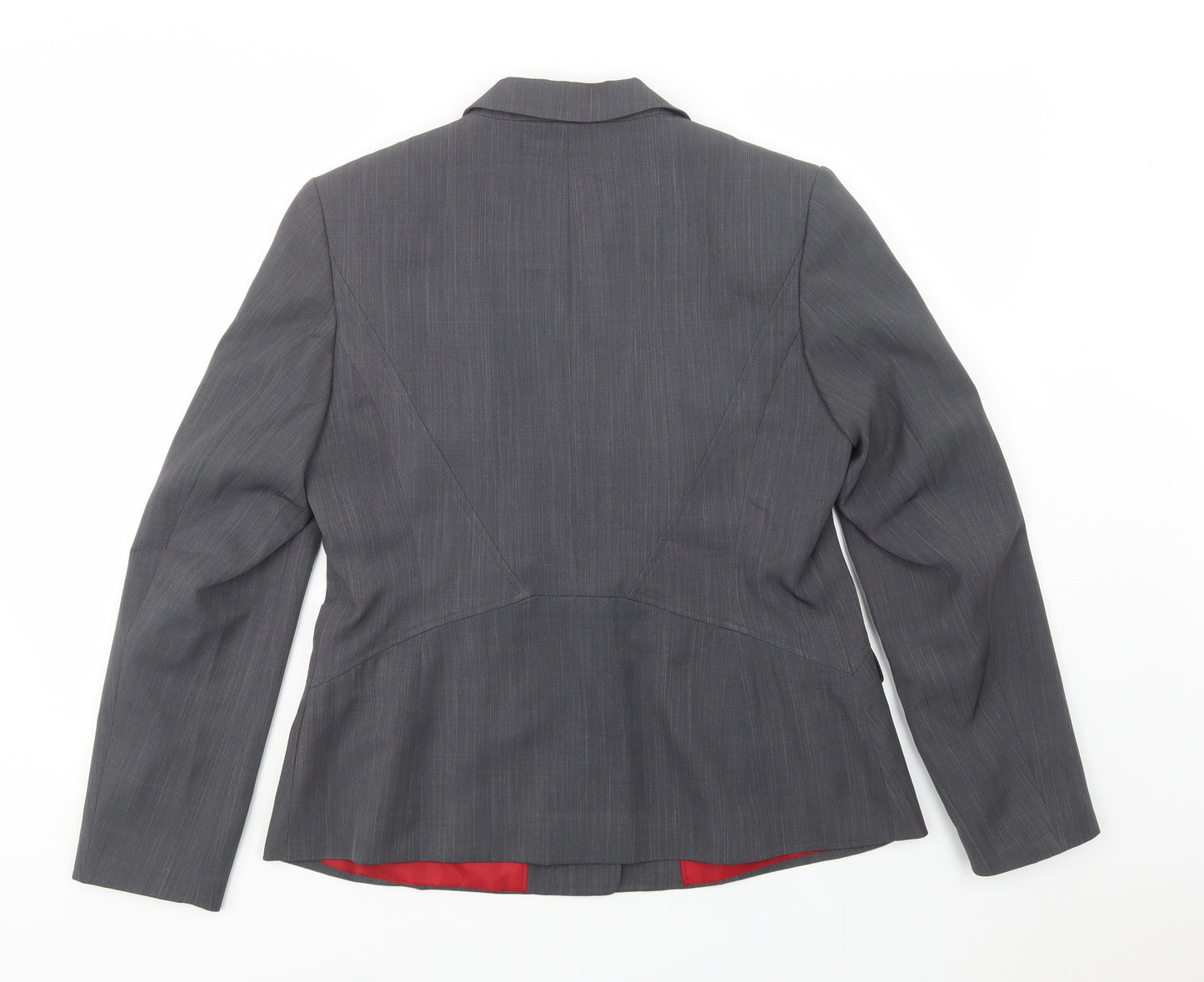 Marks and Spencer Womens Grey   Jacket Blazer Size 14  Button