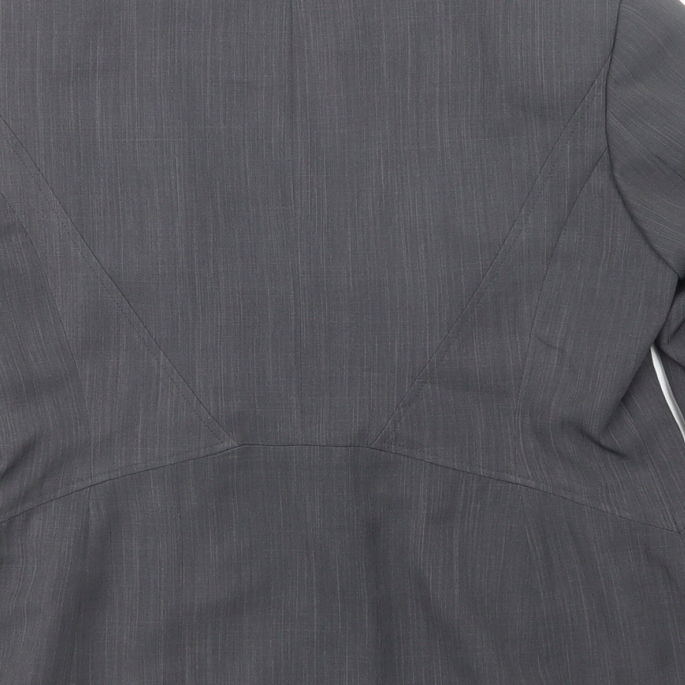 Marks and Spencer Womens Grey   Jacket Blazer Size 14  Button
