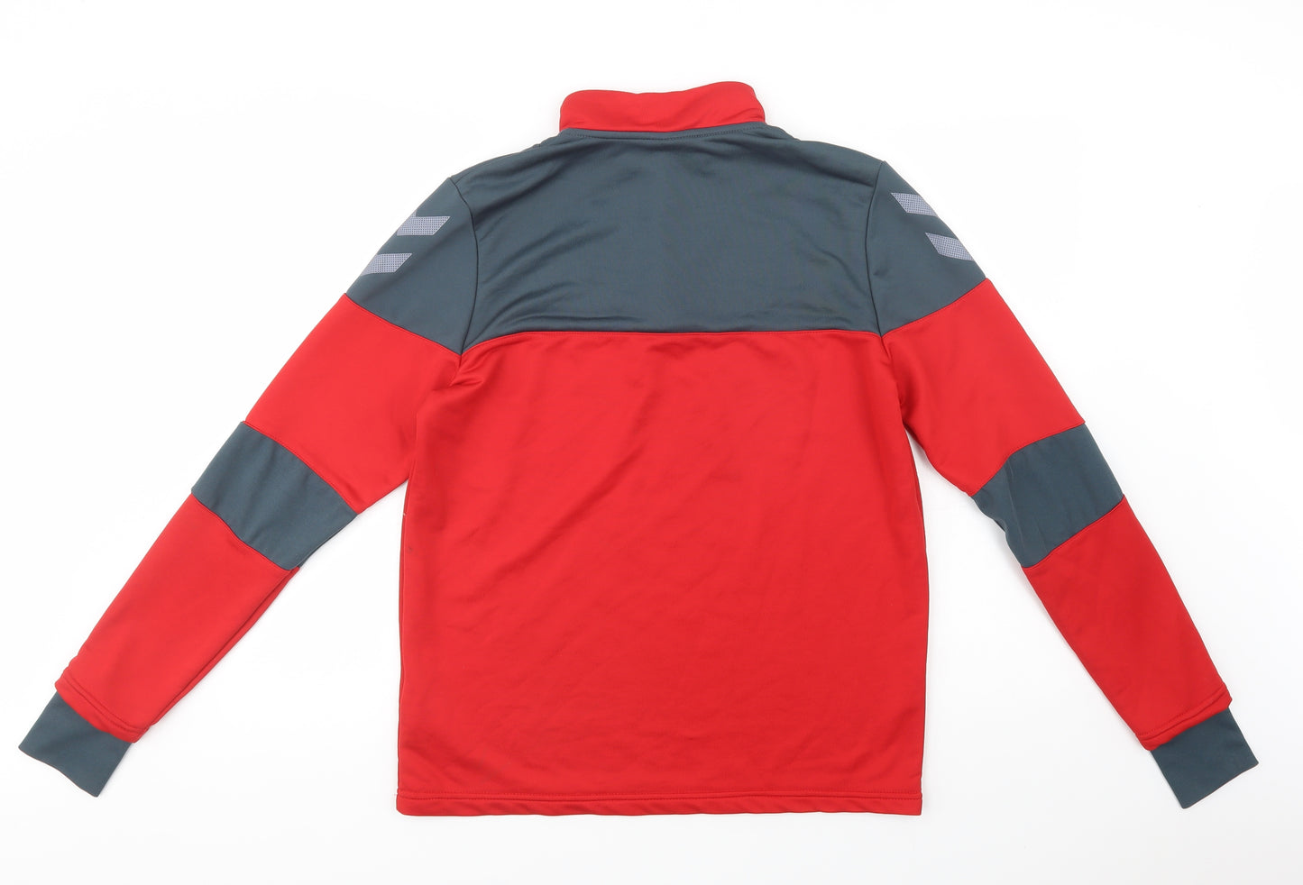 Hummel Mens Red  Polyester Pullover Sweatshirt Size S