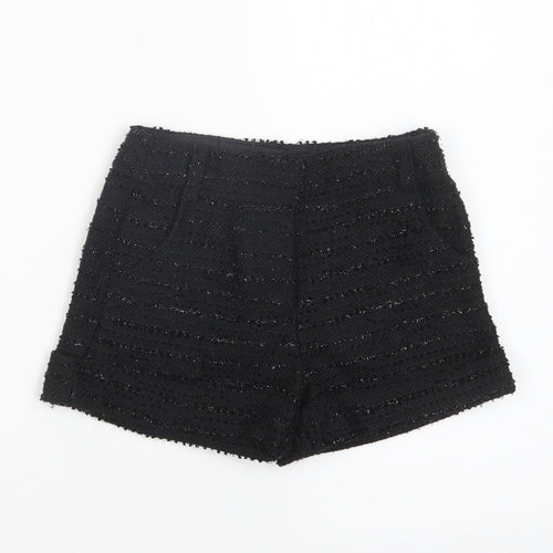 Dunnes Stores Girls Black  Polyester Sailor Shorts Size 4 Years  Regular Zip