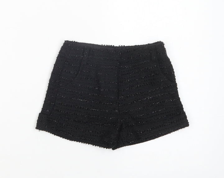Dunnes Stores Girls Black  Polyester Sailor Shorts Size 4 Years  Regular Zip