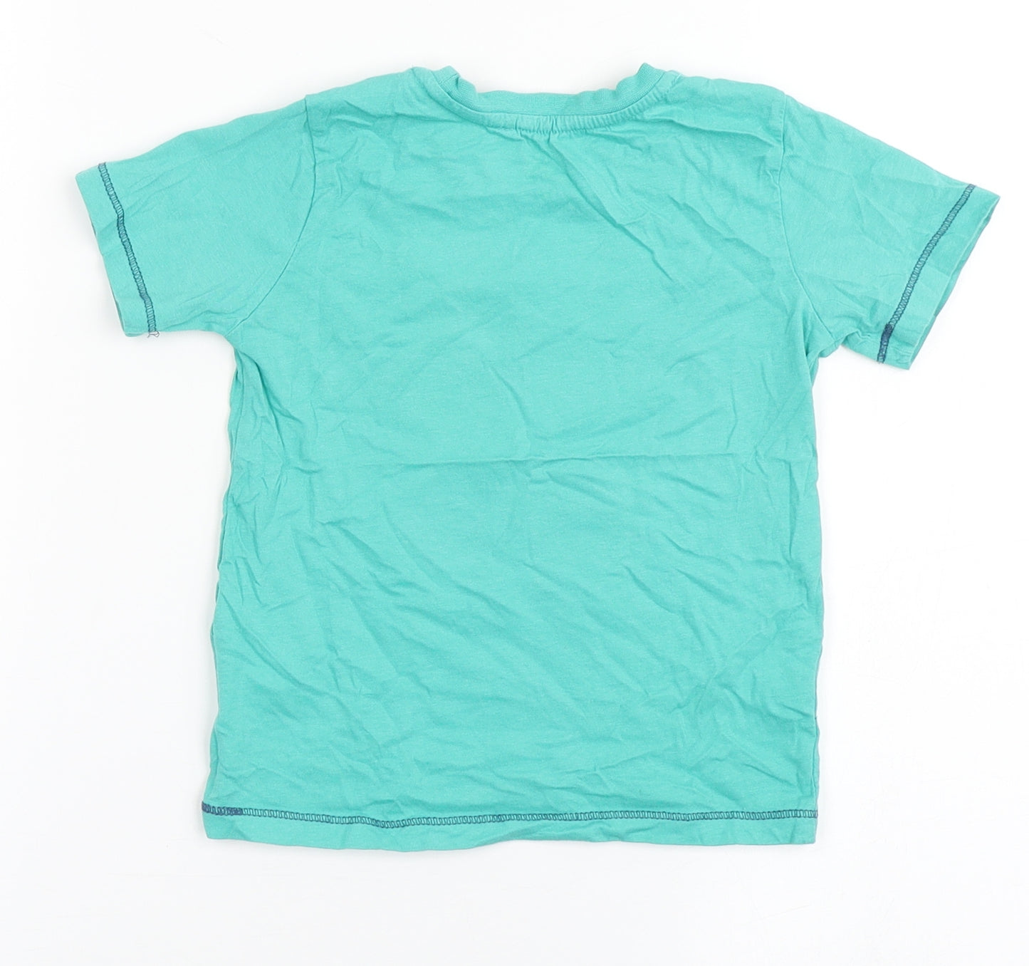 Cool Club Boys Green  Polyester Basic T-Shirt Size 2-3 Years Round Neck Pullover - Sporty, Cool