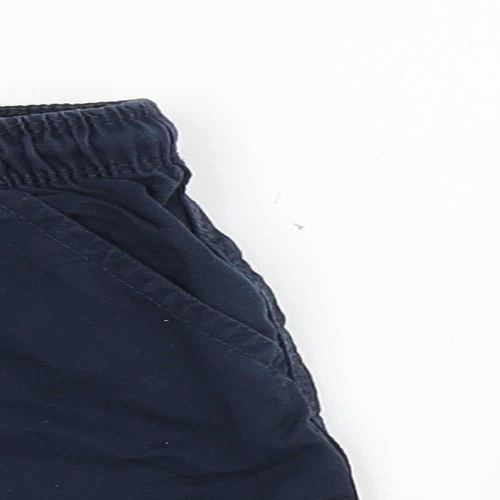 NEXT Boys Multicoloured  100% Cotton Cropped Trousers Size 18-24 Months  Drawstring