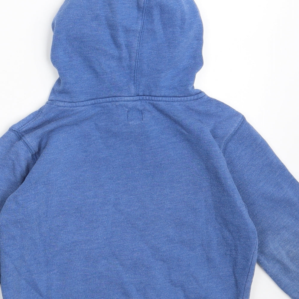 Gap Boys Blue  100% Cotton Pullover Hoodie Size 5 Years