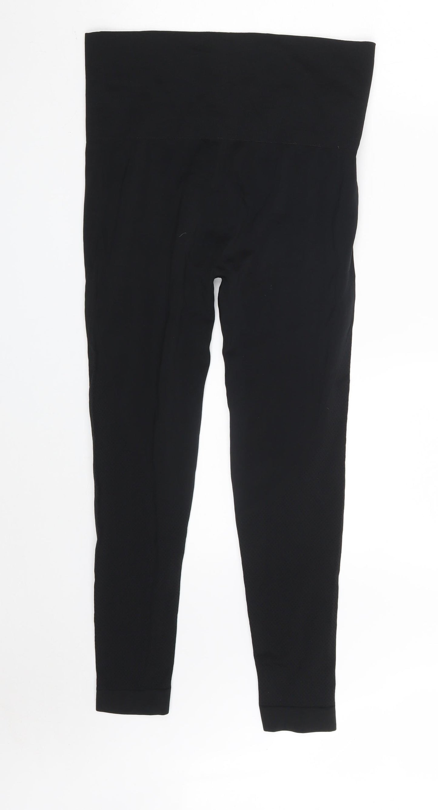 Crivit Womens Black  Polyester Compression Leggings Size 12 L24 in Athletic  - Active