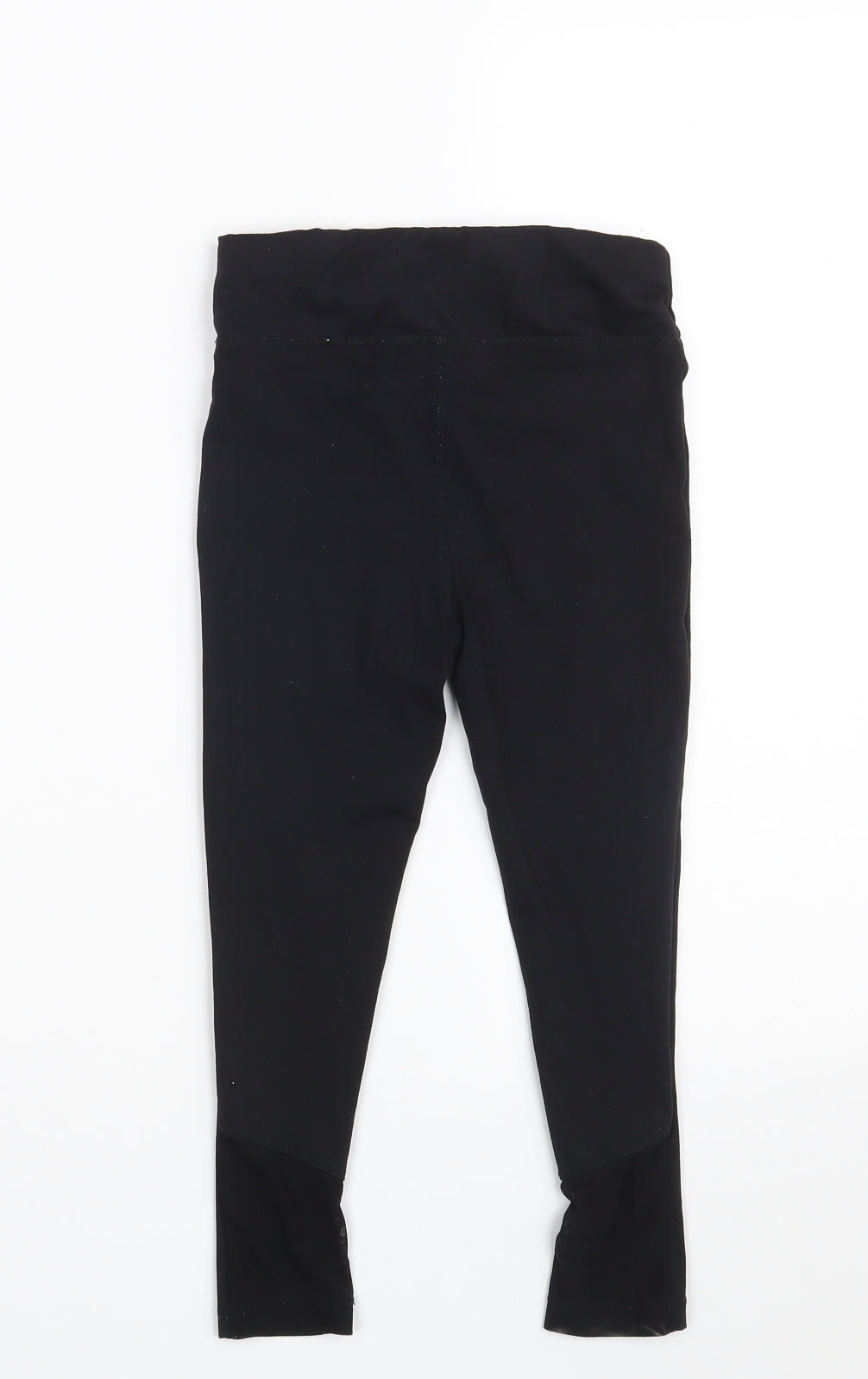 Dunnes Stores Girls Black  Polyester Jegging Trousers Size 4-5 Years  Slim  - Active
