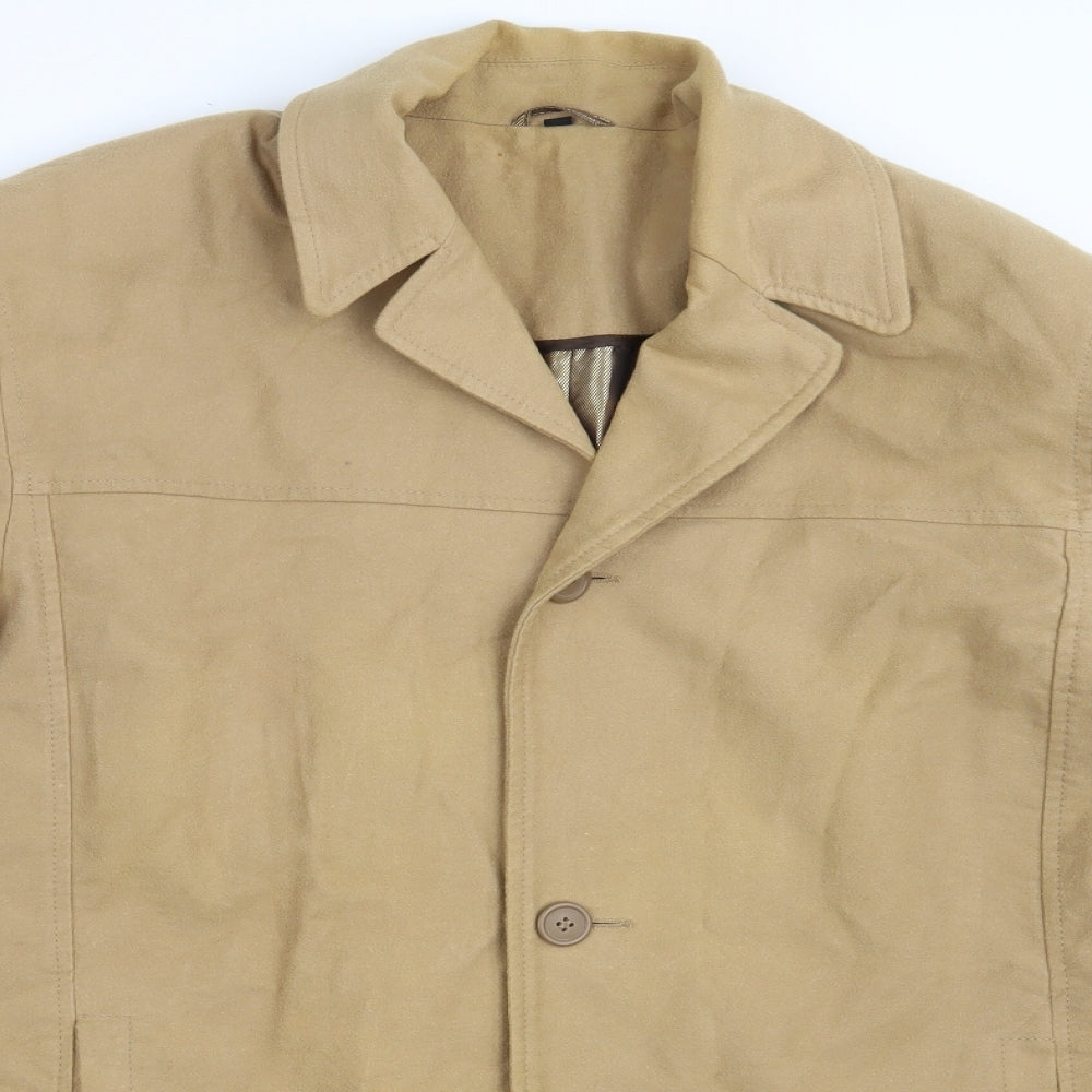 Butler & Webb Mens Brown   Jacket Coat Size M  Button