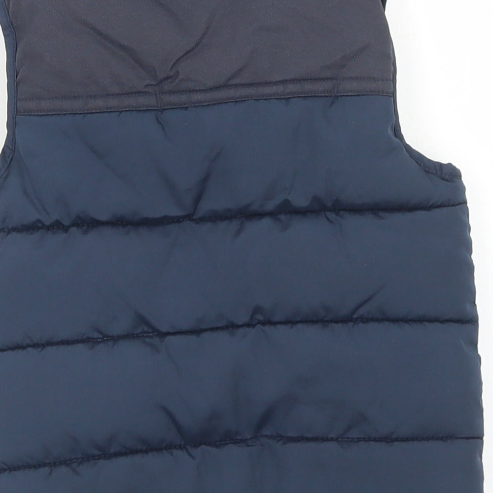 NEXT Boys Blue   Gilet Coat Size 3-6 Months   Zip - Fleece Lined
