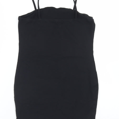SheIn Girls Black  Polyester Pencil Dress  Size 11-12 Years  Round Neck