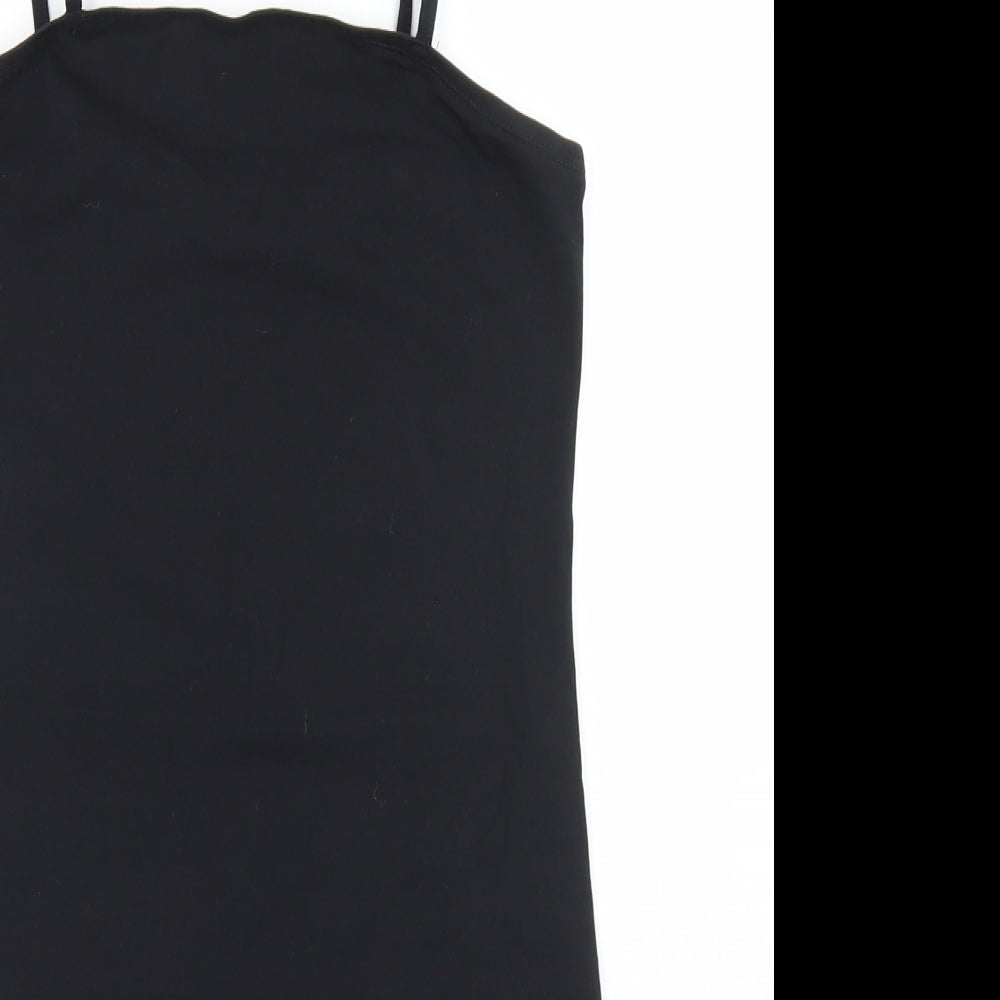 SheIn Girls Black  Polyester Pencil Dress  Size 11-12 Years  Round Neck