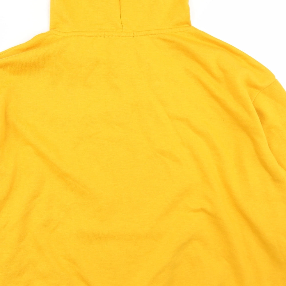 Primark Womens Yellow  Polyester Pullover Hoodie Size XL   - Today.