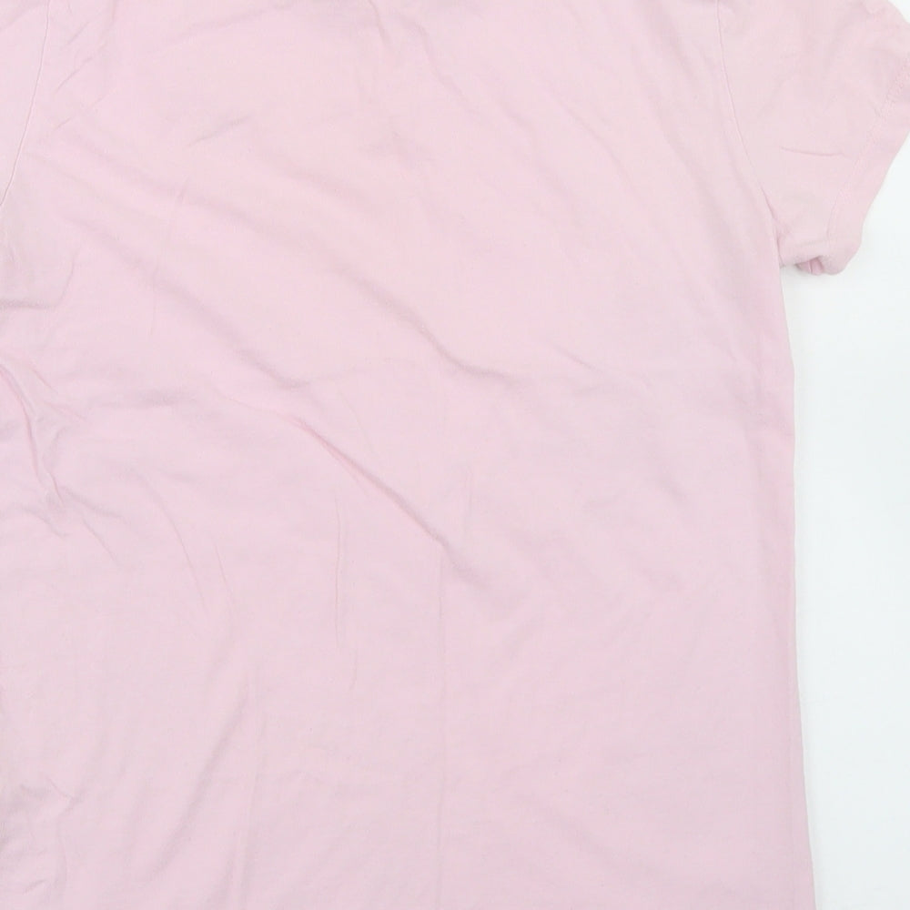 Levi's Mens Pink  Polyester  T-Shirt Size XS Crew Neck