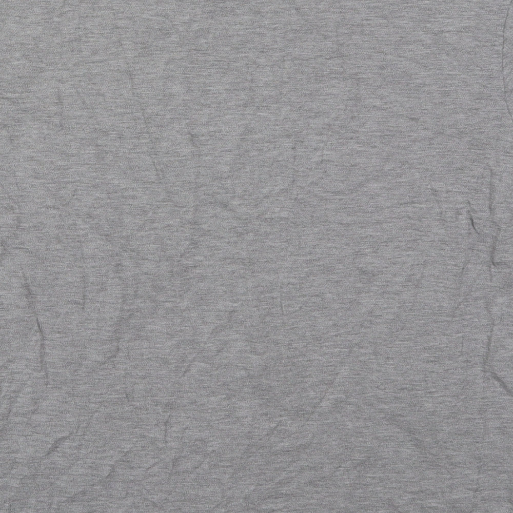 NEXT Mens Grey  Cotton  T-Shirt Size M Crew Neck