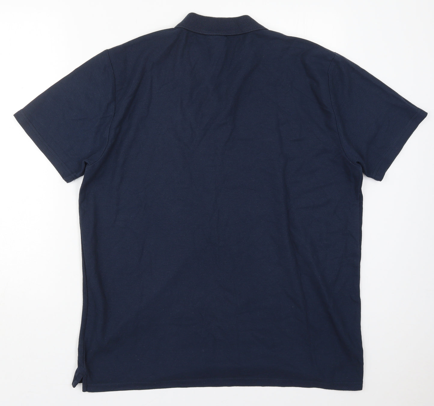 LFC Mens Blue  Cotton  Polo Size XL Collared Pullover - LFC