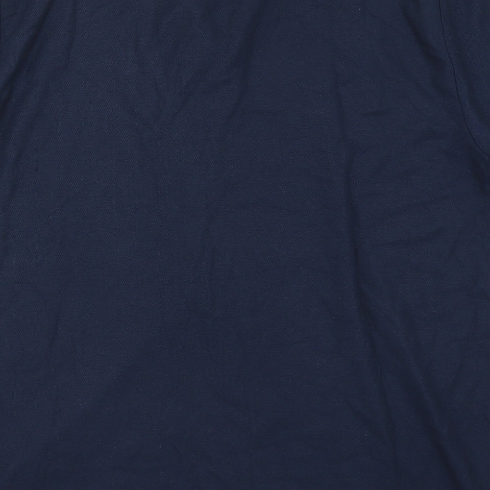 LFC Mens Blue  Cotton  Polo Size XL Collared Pullover - LFC