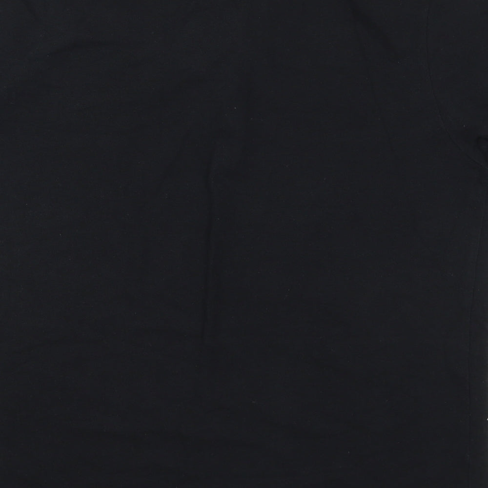 Primark Mens Black  Cotton  Polo Size XL Collared Pullover - .
