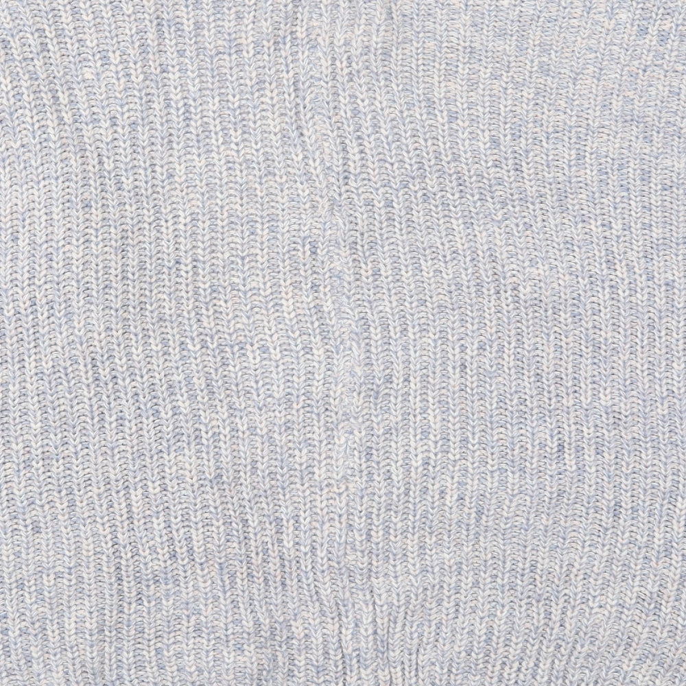TU Womens Blue V-Neck  Acrylic Cardigan Jumper Size 20