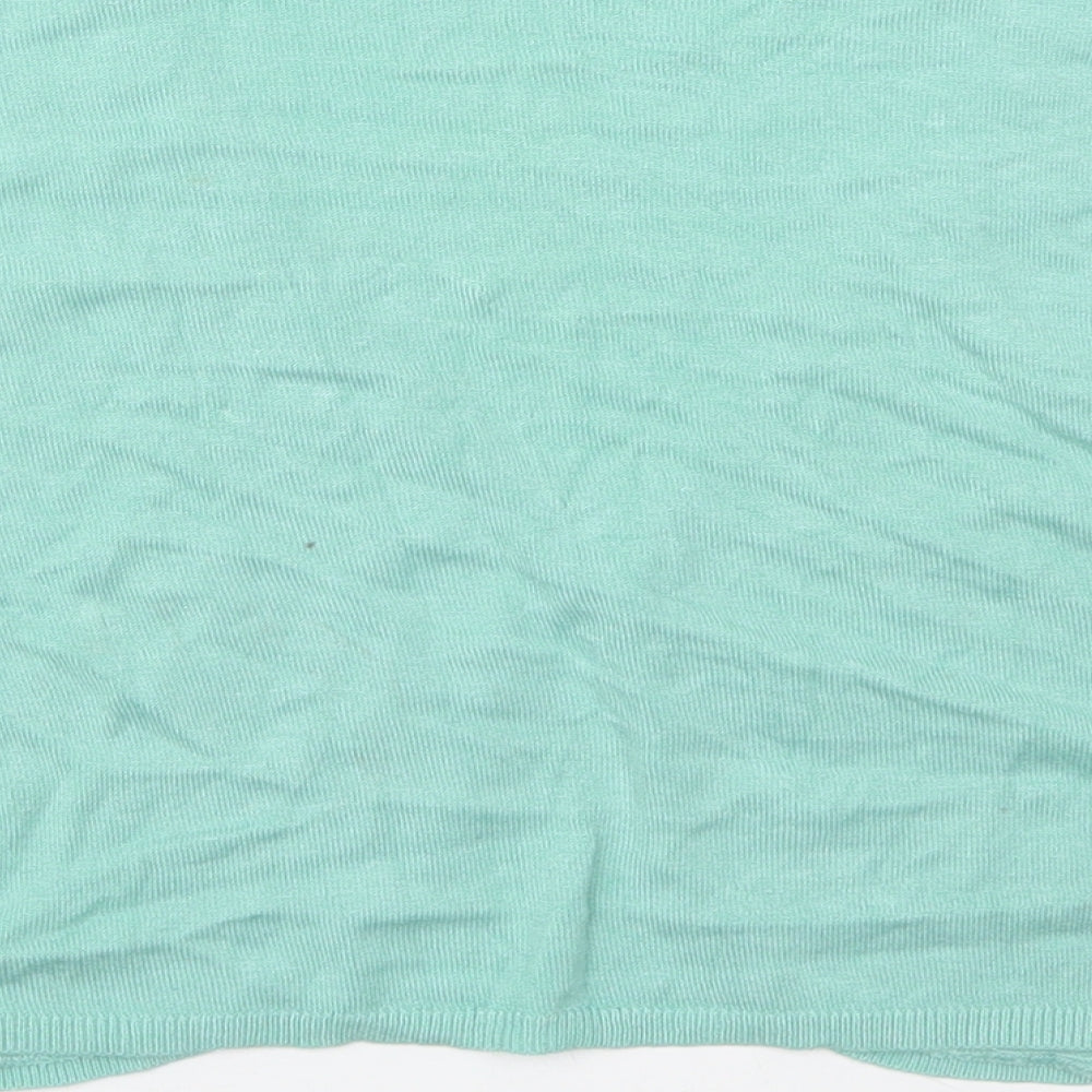 Atmosphere Womens Green V-Neck  Viscose Cardigan Jumper Size 16