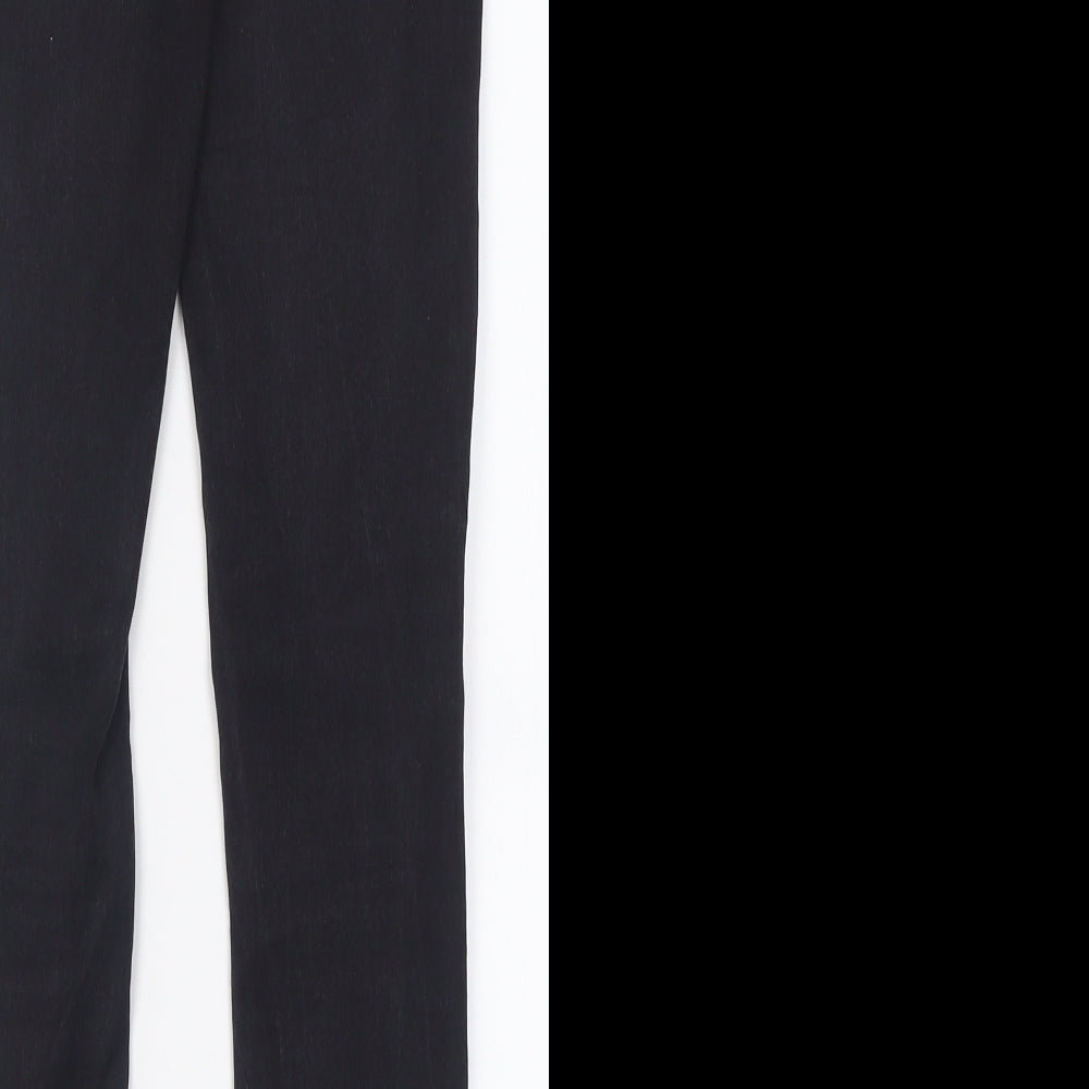 Dorothy Perkins Womens Black  Cotton Skinny Jeans Size 12 L30 in Regular Button