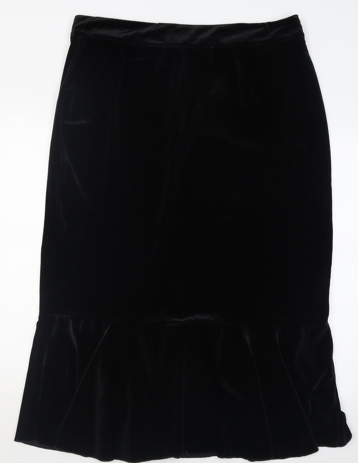 SheIn Womens Black  Polyester A-Line Skirt Size 2XL   Zip