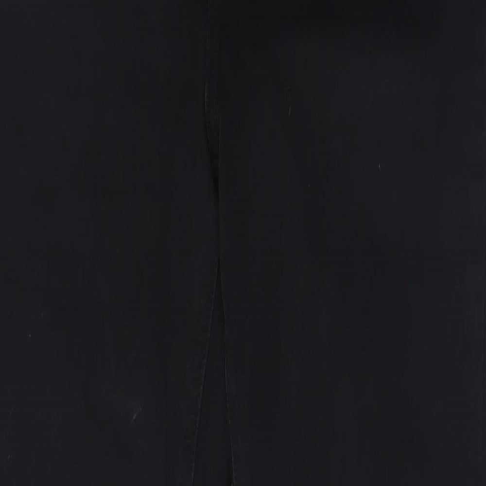 TU Womens Black  Cotton Skinny Jeans Size 12 L31 in Regular Button