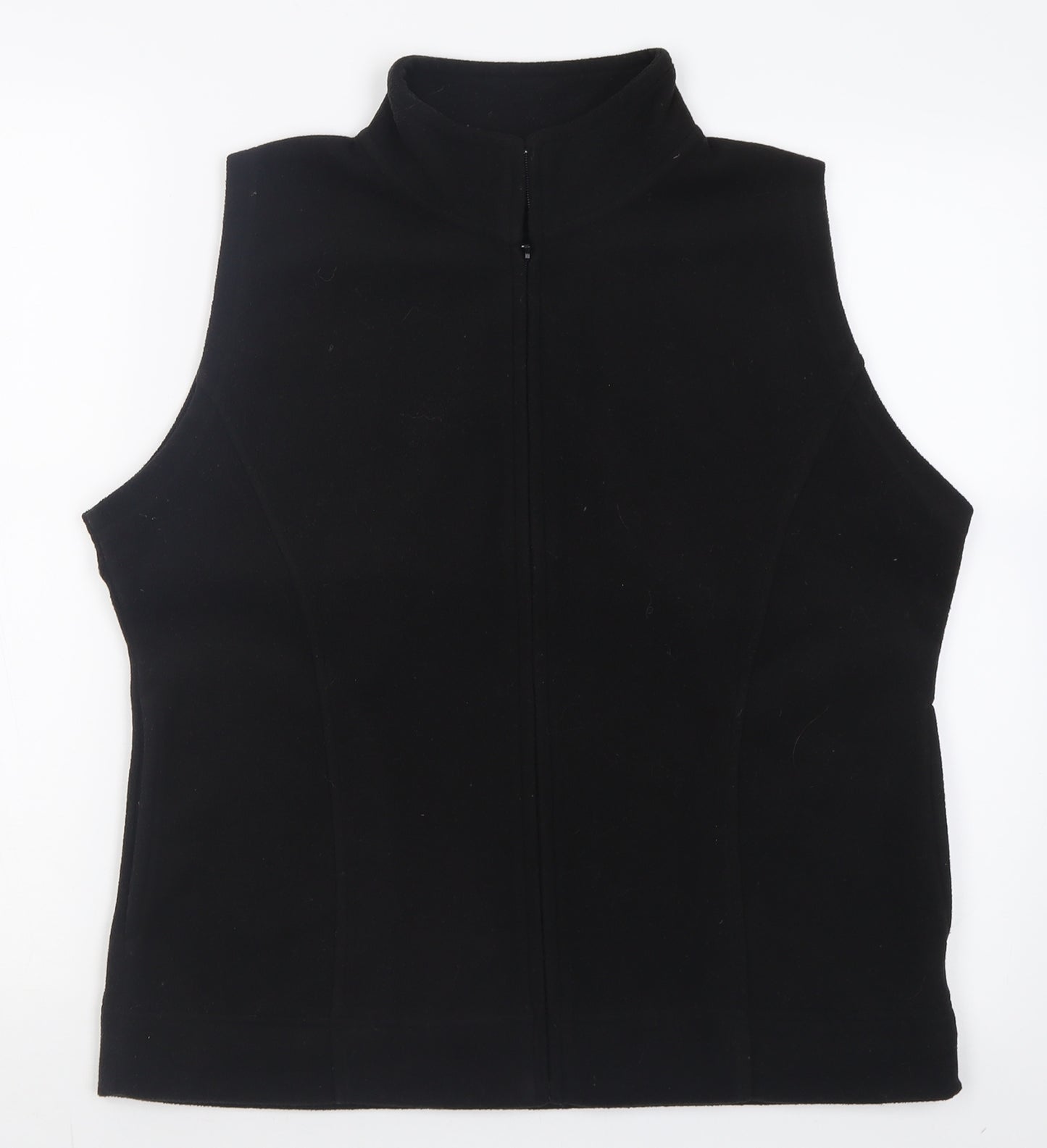 EWM Womens Black   Gilet Jacket Size 14  Zip