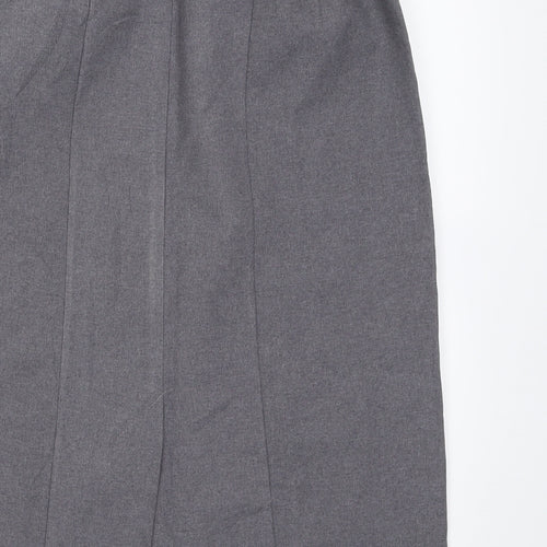 TruTex Womens Grey  Polyester A-Line Skirt Size 6