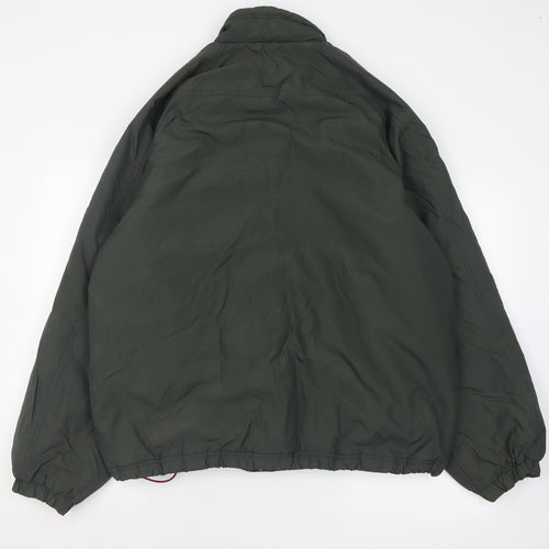 Cedar Wood State Mens Green   Overcoat Coat Size M  Zip