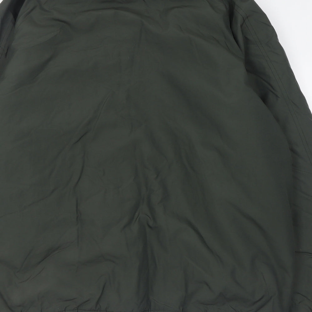 Cedar Wood State Mens Green   Overcoat Coat Size M  Zip