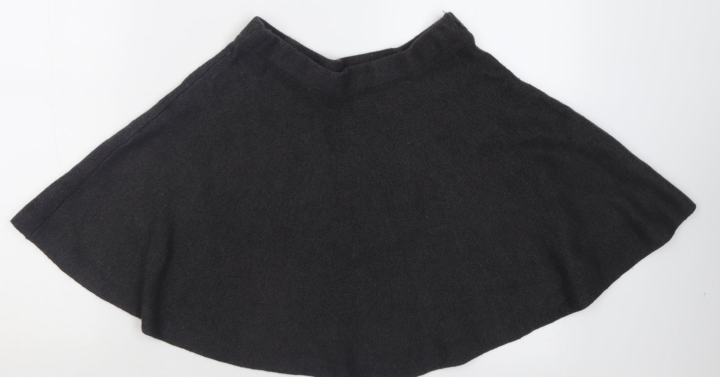 Atmosphere Womens Grey  Acrylic Skater Skirt Size 8