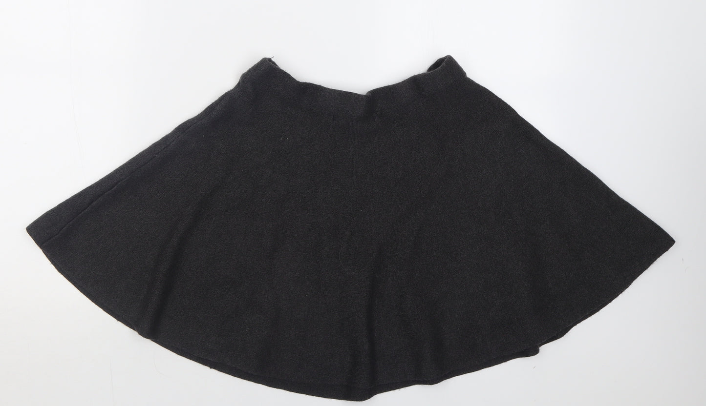 Atmosphere Womens Grey  Acrylic Skater Skirt Size 8