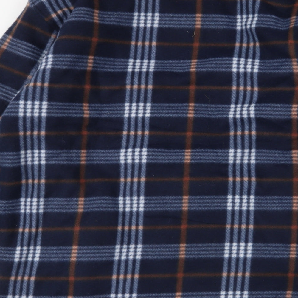 Etoile Mens Blue Plaid  Jacket  Size L  Zip