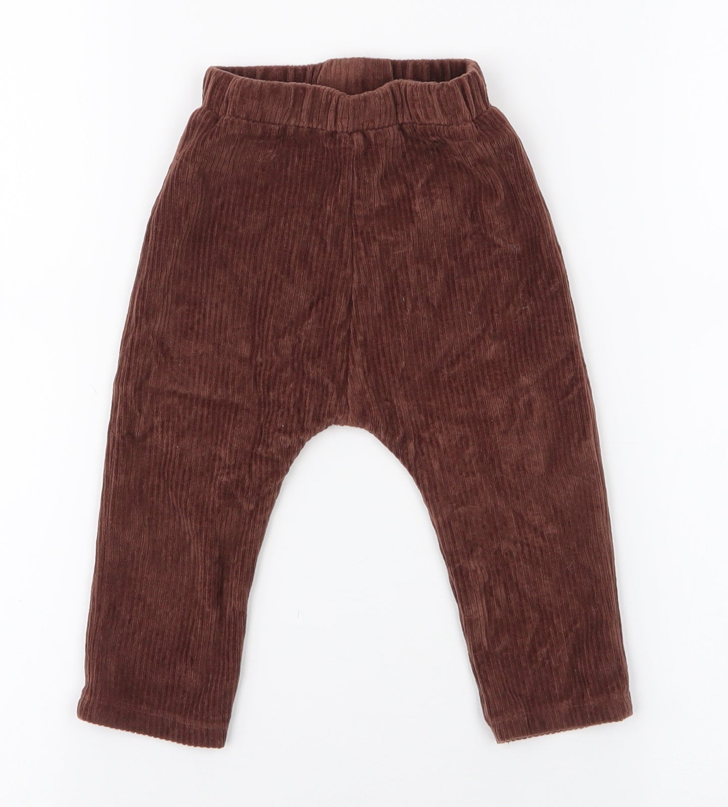 NEXT Boys Brown  Cotton  Trousers Size 9-12 Months  Pullover