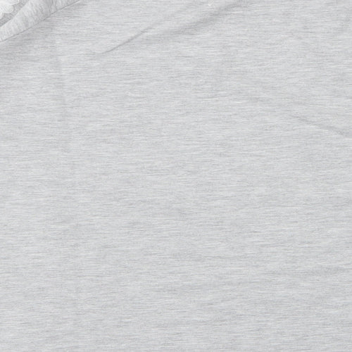 dunnes Womens Grey Floral Polyester Pullover Sweatshirt Size L  Pullover