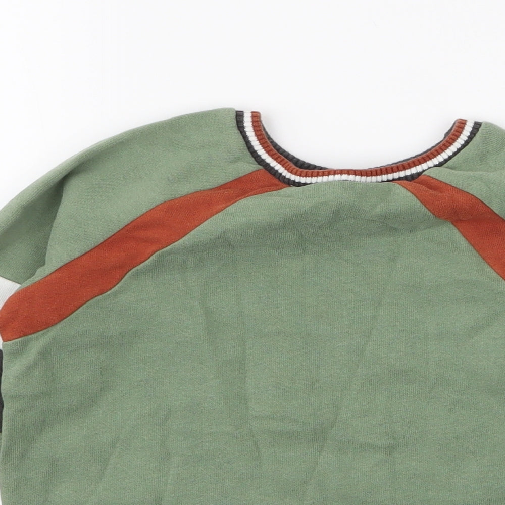 George Boys Green  Cotton Pullover Sweatshirt Size 3-4 Years  Pullover - Epic