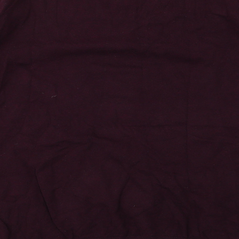 Matalan Mens Purple Round Neck  Cotton Pullover Jumper Size XL