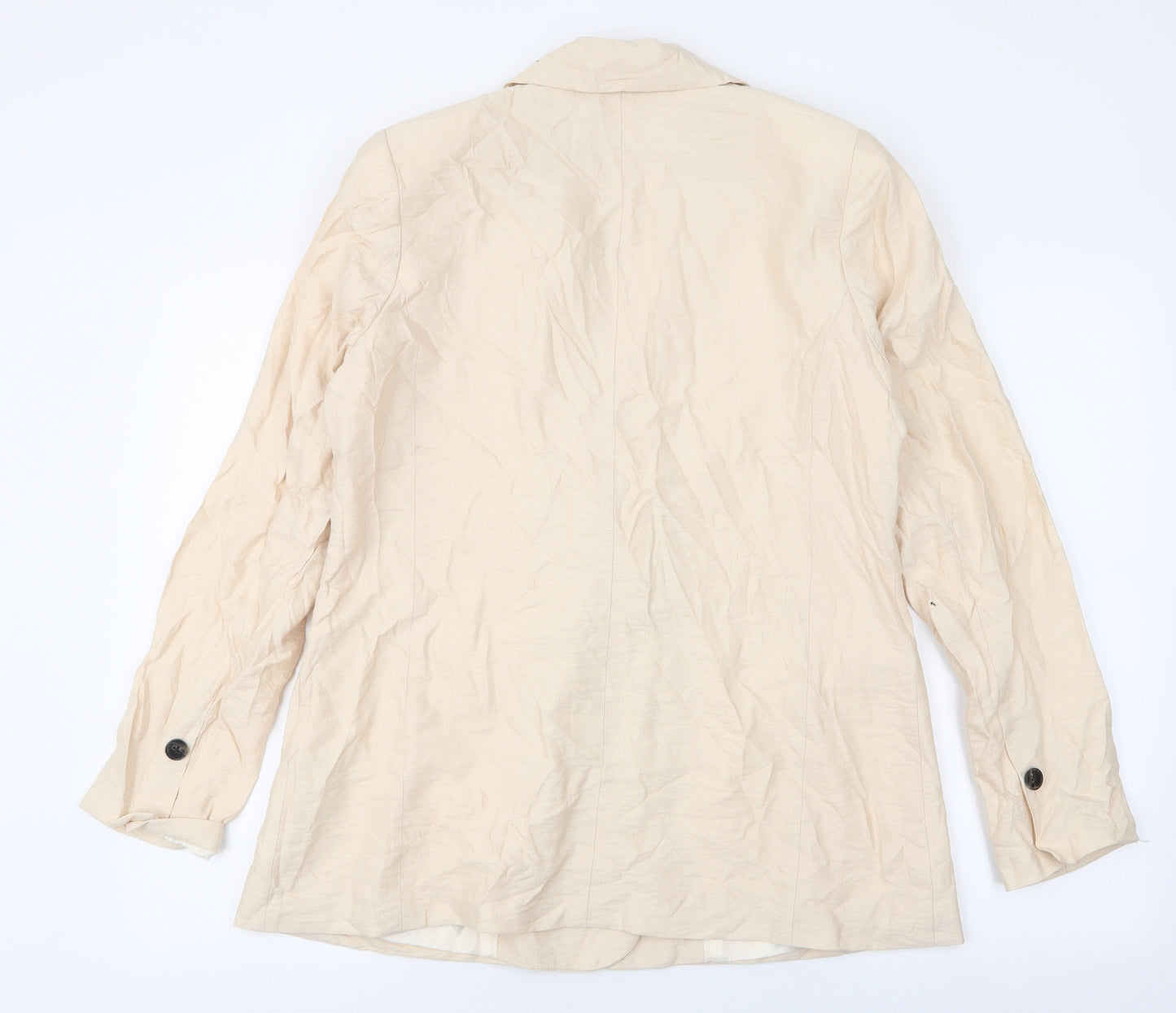 Part Two Womens Beige   Jacket  Size 10  Button