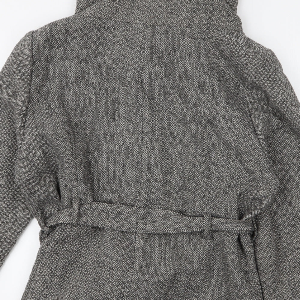 Matalan Womens Grey   Overcoat Coat Size 20  Button