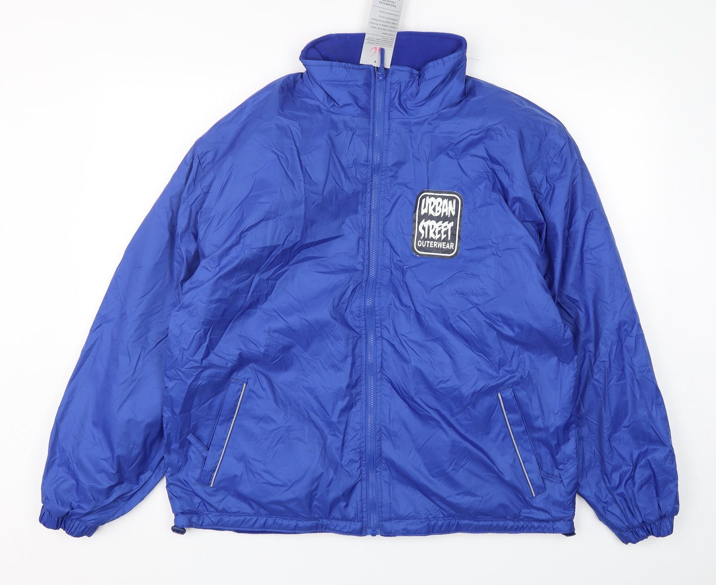 Hunter Mens Blue   Windbreaker Jacket Size L  Zip