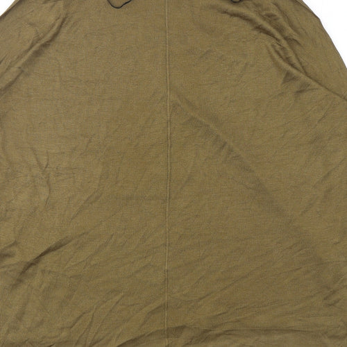 H&M Womens Green Round Neck  Acrylic Pullover Jumper Size XS
