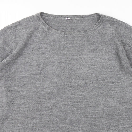 BHS Womens Grey  Acrylic Pullover Sweatshirt Size 14  Pullover