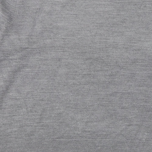 BHS Womens Grey  Acrylic Pullover Sweatshirt Size 14  Pullover
