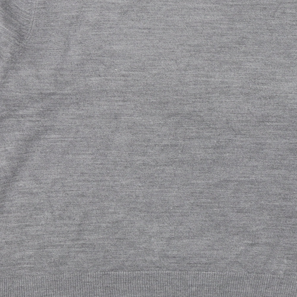 BHS Womens Grey  Acrylic Pullover Sweatshirt Size 14  Pullover